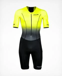 Men's Commit Long Course Tri Suit Fluo Yellow - Men's