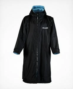UNISEX HUUB Changing Robe - Black And Blue