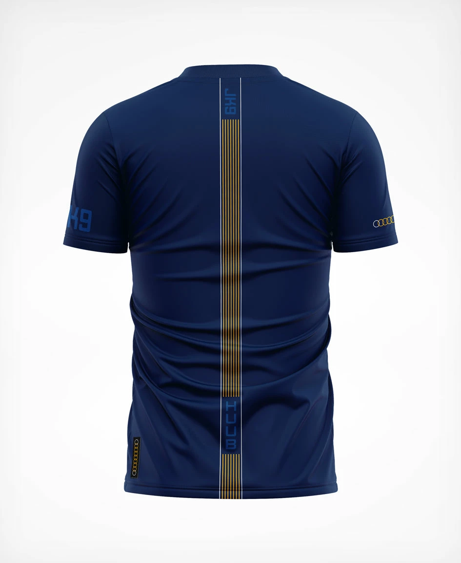 UNISEX JK9 - Jason Kenny Tech Tee Midnight Blue 2 UNISEX JK9 - Jason Kenny Tech Tee Midnight Blue - Image 2