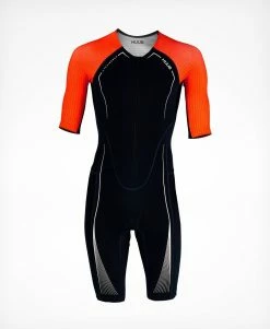 Men's Archimedes Aero Tri Suit - Navy/Red