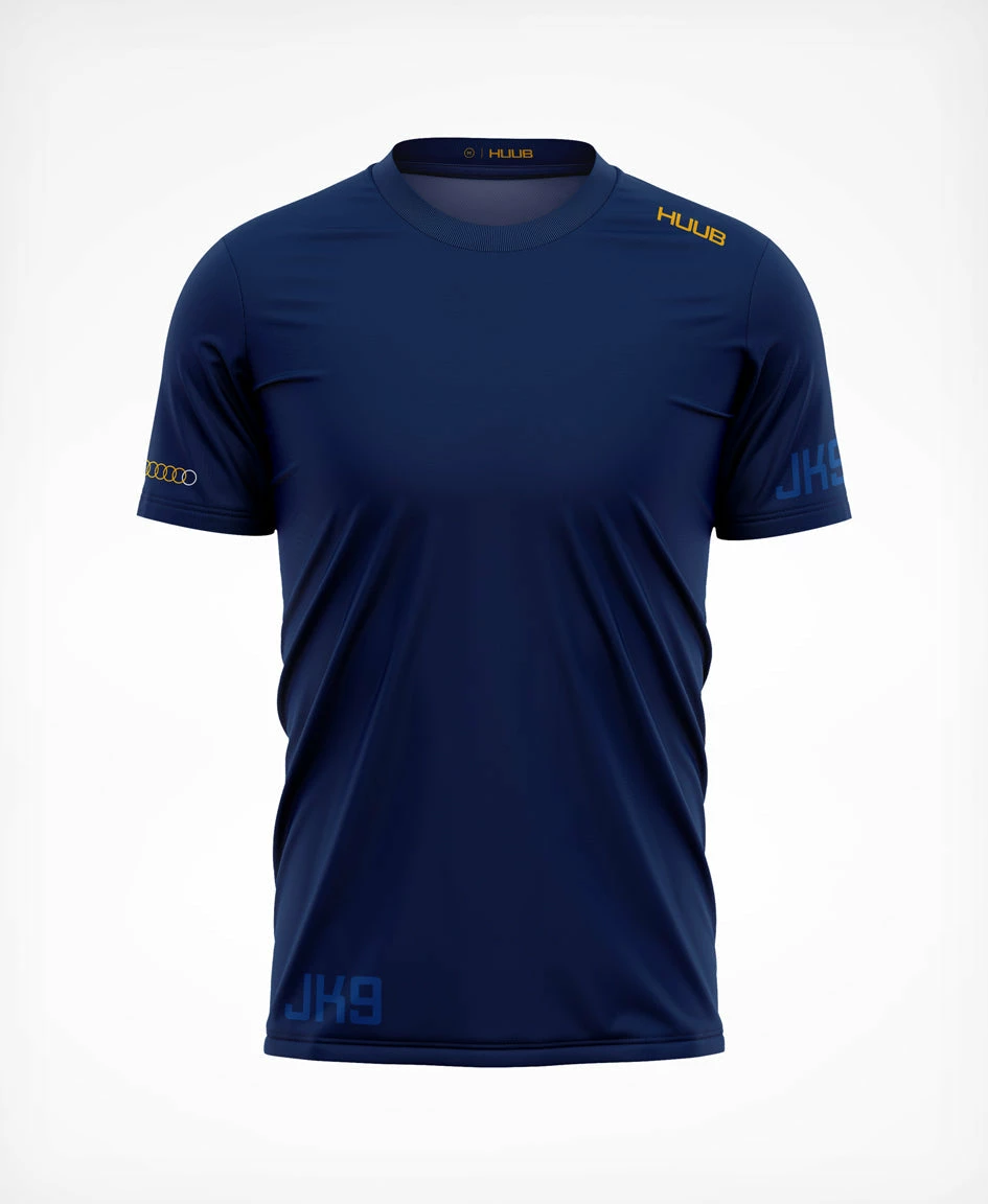 UNISEX JK9 - Jason Kenny Tech Tee Midnight Blue 1 UNISEX JK9 - Jason Kenny Tech Tee Midnight Blue