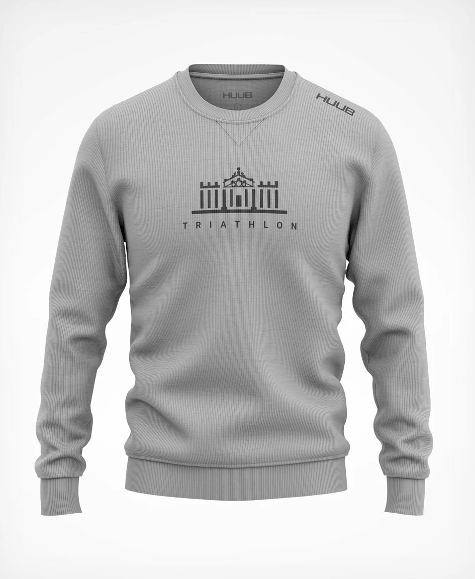 UNISEX Blenheim Triathlon Sweat Shirt Grey 1 UNISEX Blenheim Triathlon Sweat Shirt Grey