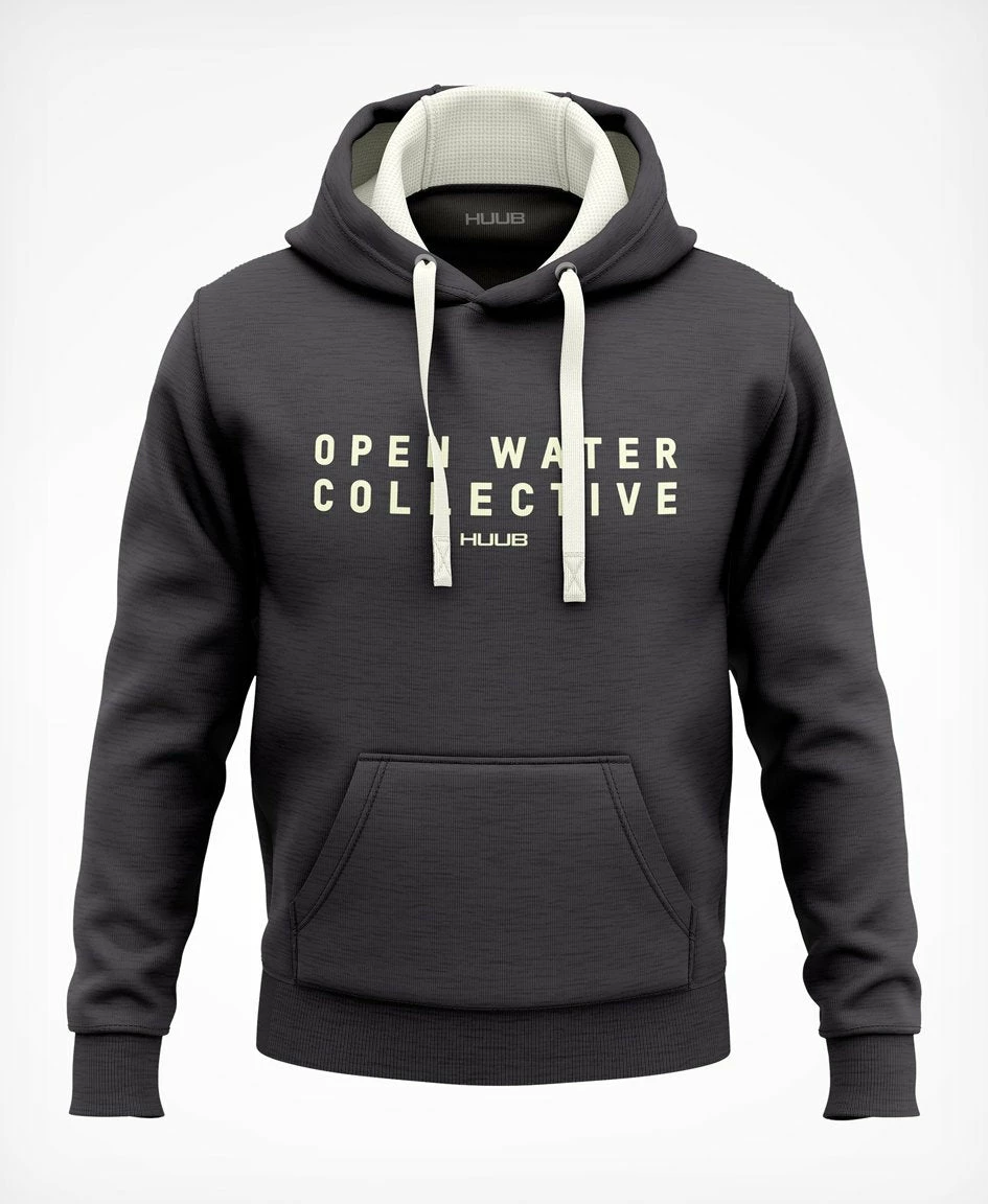 UNISEX Open Water Collective Hoodie - Charcoal 1 UNISEX Open Water Collective Hoodie - Charcoal