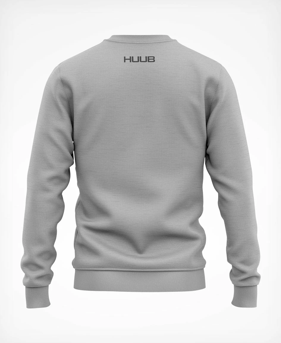 UNISEX Blenheim Triathlon Sweat Shirt Grey 2 UNISEX Blenheim Triathlon Sweat Shirt Grey - Image 2