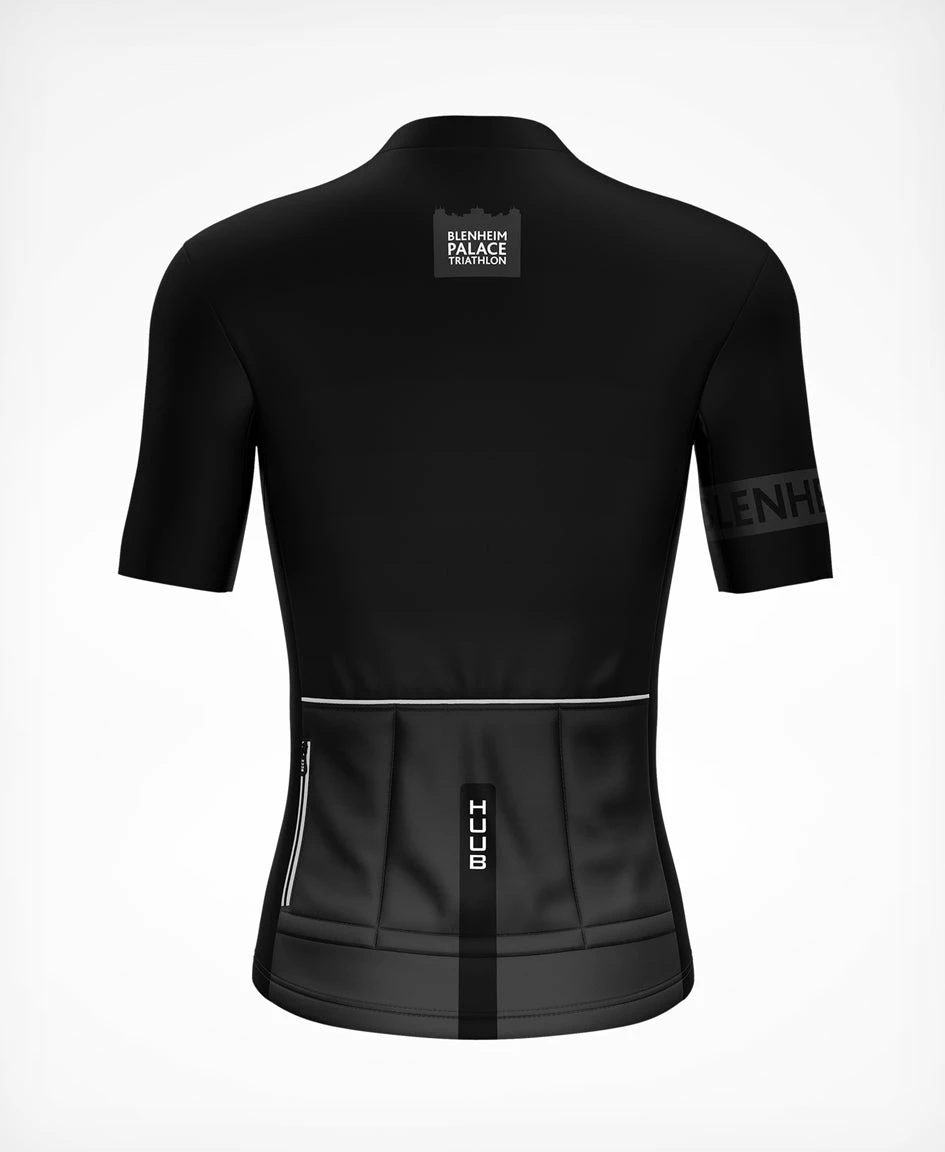 UNISEX Blenheim Triathlon Cycle Jersey - Black 2 UNISEX Blenheim Triathlon Cycle Jersey - Black - Image 2