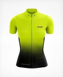 Women's Archimedes Short Sleeve Cycle Jersey Yellow - Womens