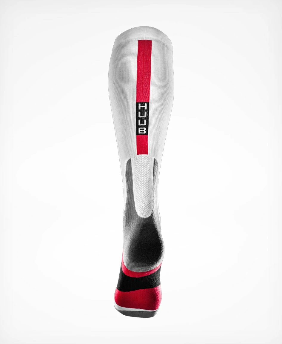 UNISEX Compression Race Sock - White 1 UNISEX Compression Race Sock - White