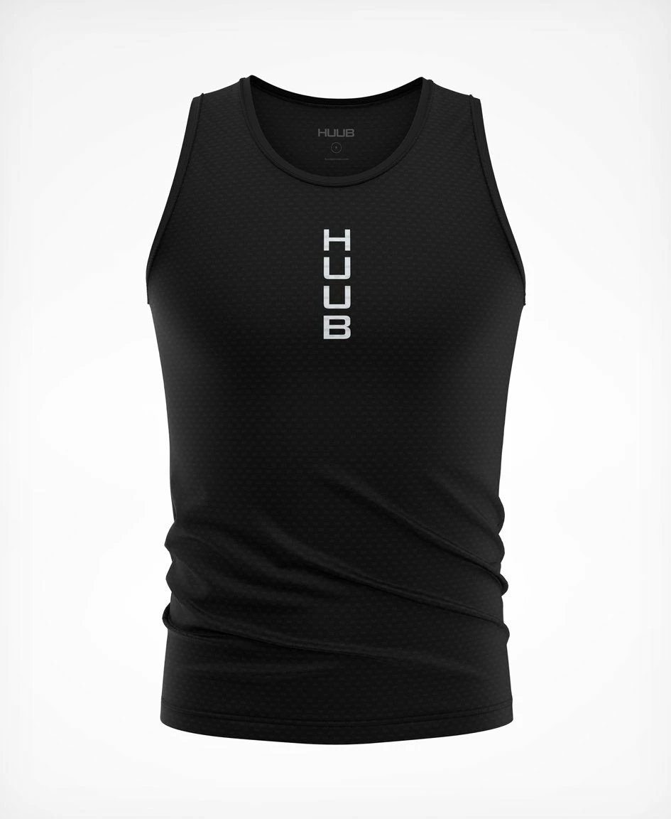 UNISEX Essential Sleeveless Tech Baselayer - Black 1 UNISEX Essential Sleeveless Tech Baselayer - Black