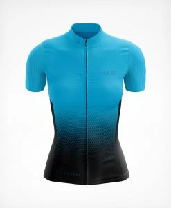 Women's Archimedes Short Sleeve Cycle Jersey Blue - Womens