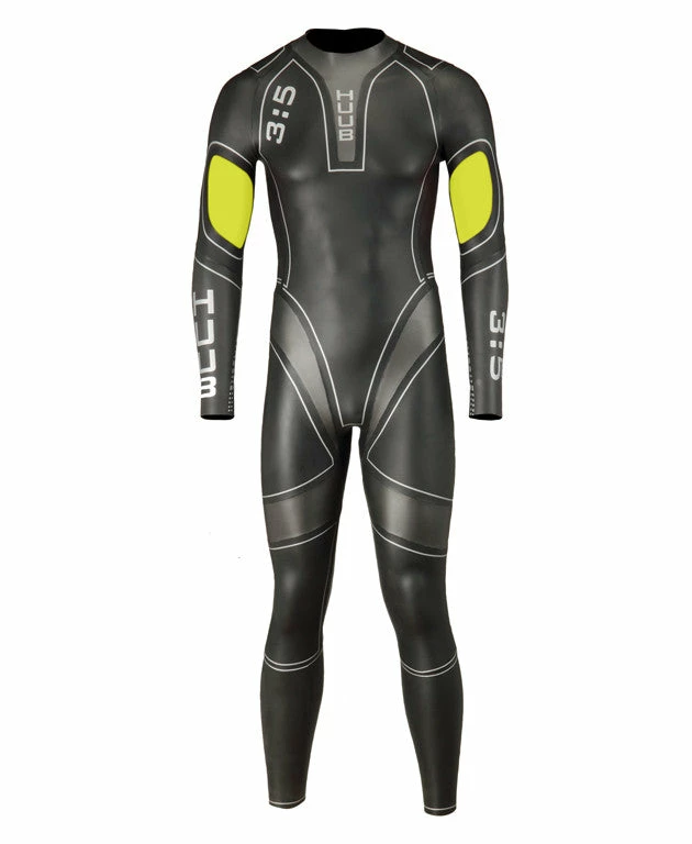 Men's Ex-Demo - HUUB Archimedes Triathlon Wetsuit - Yellow 2 Men's Ex-Demo - HUUB Archimedes Triathlon Wetsuit - Yellow - Image 2