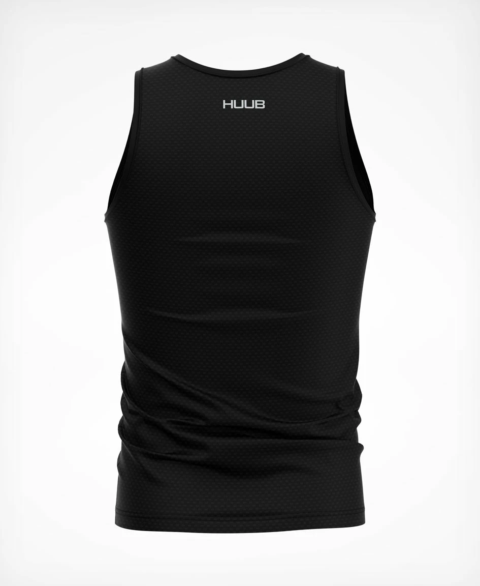 UNISEX Essential Sleeveless Tech Baselayer - Black 2 UNISEX Essential Sleeveless Tech Baselayer - Black - Image 2