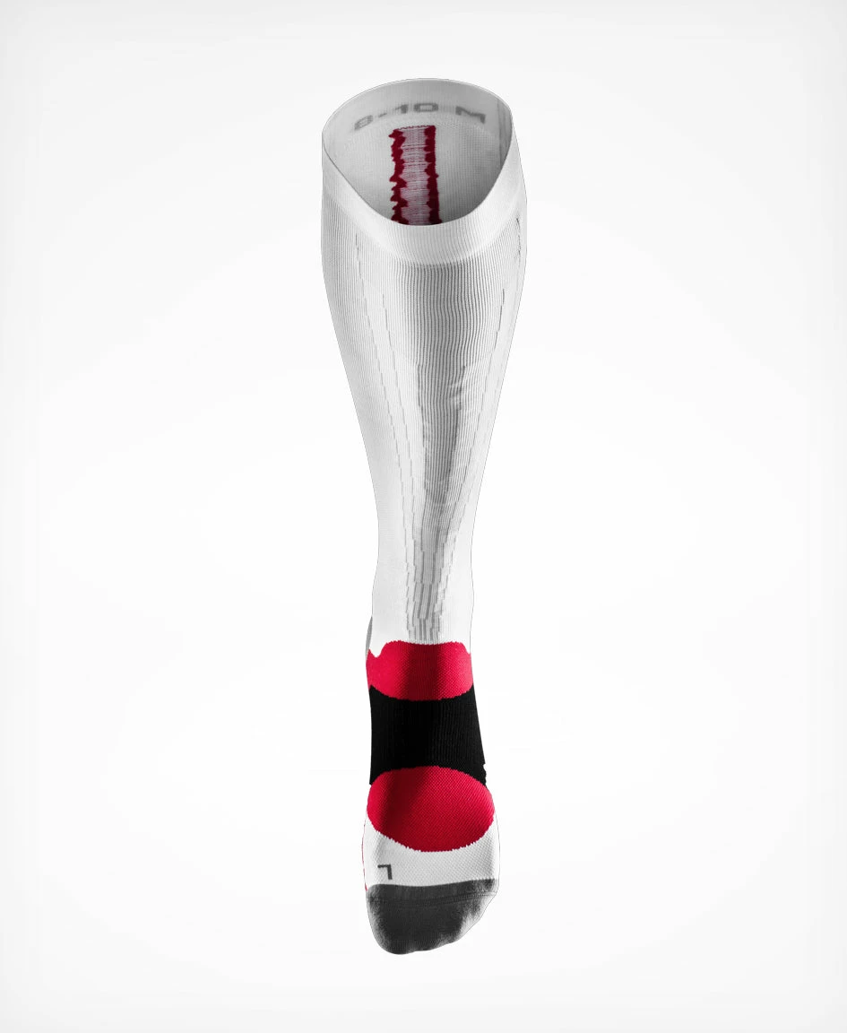 UNISEX Compression Race Sock - White 3 UNISEX Compression Race Sock - White - Image 3