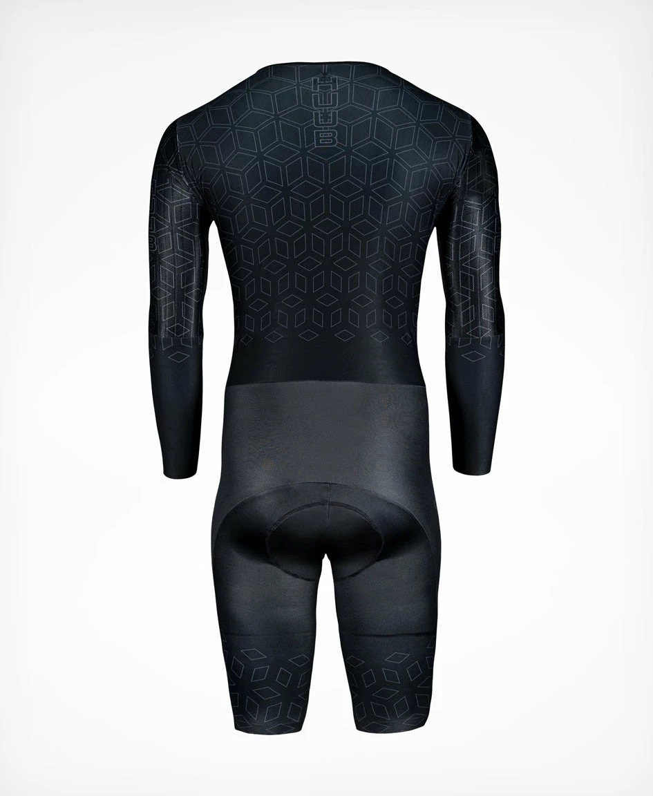 Men's Aero TT-Suit - Black/Charcoal 2 Men's Aero TT-Suit - Black/Charcoal - Image 2