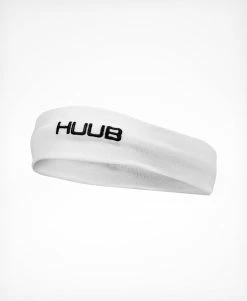 UNISEX HUUB Headband - White -Triathlon shop HeadbandWhiteFront45