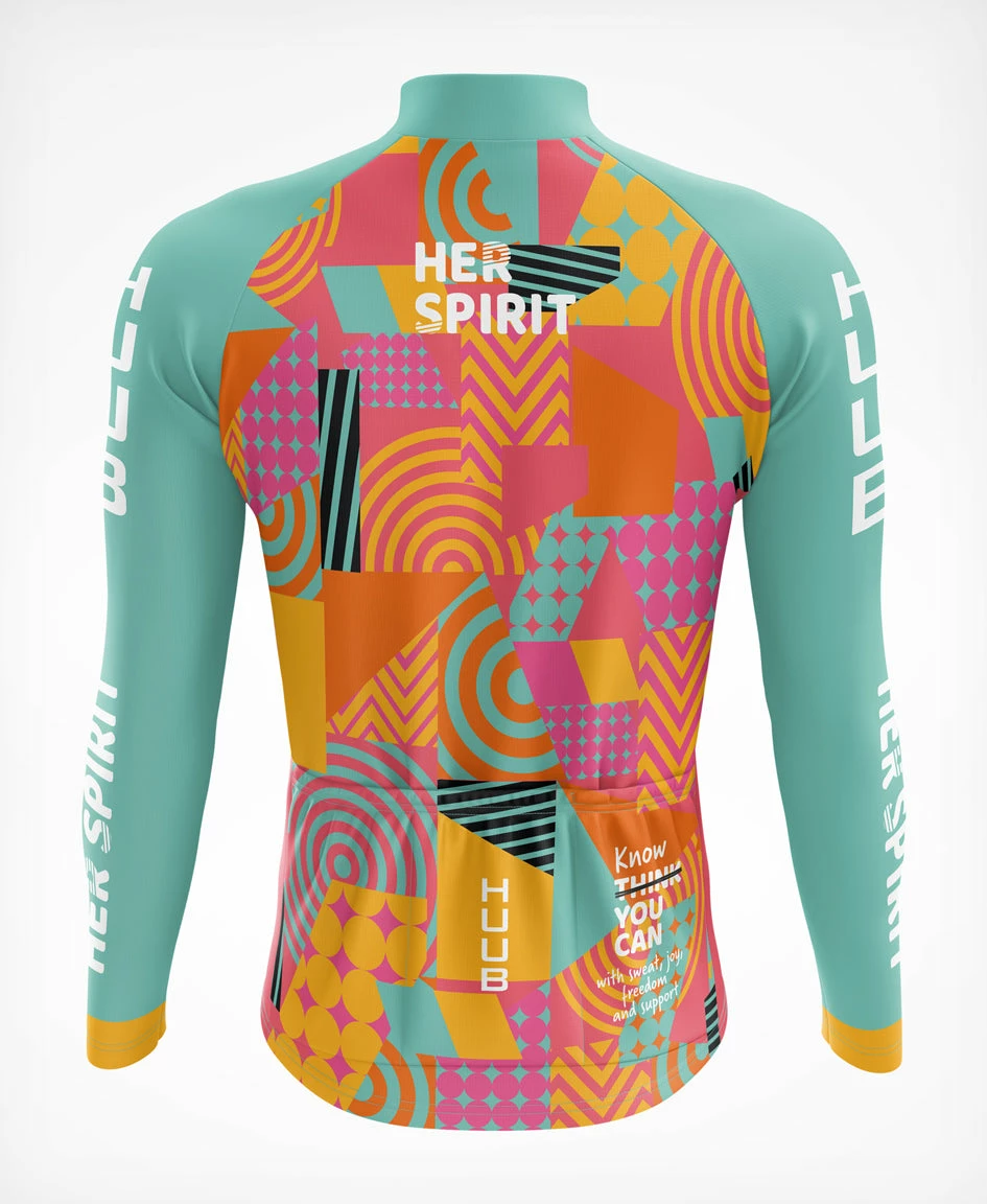 Women's Her Spirit Thermal Long Sleeve Jersey - Women's 2 Women's Her Spirit Thermal Long Sleeve Jersey - Women's - Image 2