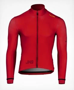 Men's JK9 Jason Kenny Long Sleeve Jersey Cherry Red - Men's