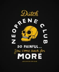 UNISEX Dutch Neoprene Club T-Shirt Black -Triathlon shop JonContino DutchNeopreneClub M AW S BLACK