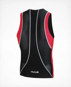Men's Core Tri Top - Men's -Triathlon shop Men s CORE Tri Top Black Red Rear