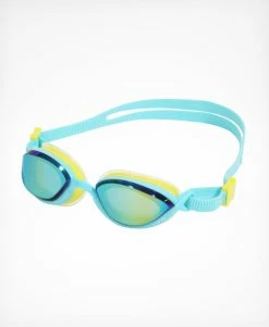 UNISEX Pinnacle Air Seal Swim Goggle - Aqua/Fluo Yellow 4 UNISEX Pinnacle Air Seal Swim Goggle - Aqua/Fluo Yellow -Triathlon shop Pinnacle Goggle Blue F45 S 335167c0 5de6 4bc9 88f3 55f5675c5e36