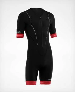 HUUB Design RaceLine Long Course Triathlon Suit - Men's 6 HUUB Design RaceLine Long Course Triathlon Suit - Men's -Triathlon shop RaceLineLongCourseTriSuitBlack FrontL