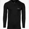 Men's Seamless Long Sleeve Top Black - Men's