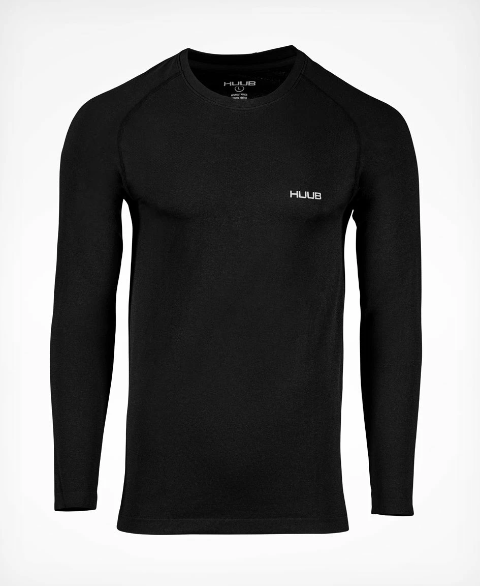 Men's Seamless Long Sleeve Top Black - Men's 1 Men's Seamless Long Sleeve Top Black - Men's