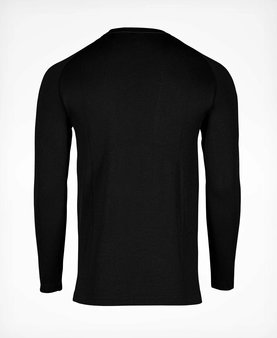Men's Seamless Long Sleeve Top Black - Men's 2 Men's Seamless Long Sleeve Top Black - Men's - Image 2