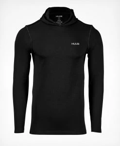 Men's Seamless Training Hoodie Black - Men's