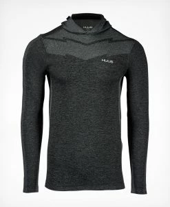 Men's Seamless Training Hoodie Grey - Men's