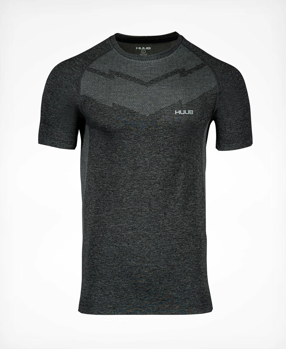 Men's Seamless Short Sleeve Top Grey - Men's 1 Men's Seamless Short Sleeve Top Grey - Men's
