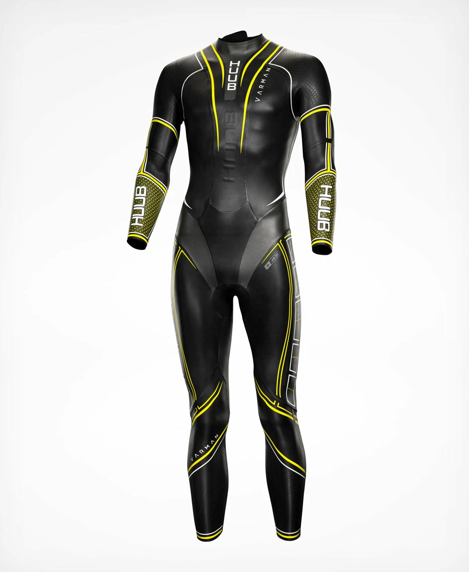 Men's Varman Wetsuit Flou Yellow - Men's 3 Men's Varman Wetsuit Flou Yellow - Men's - Image 3