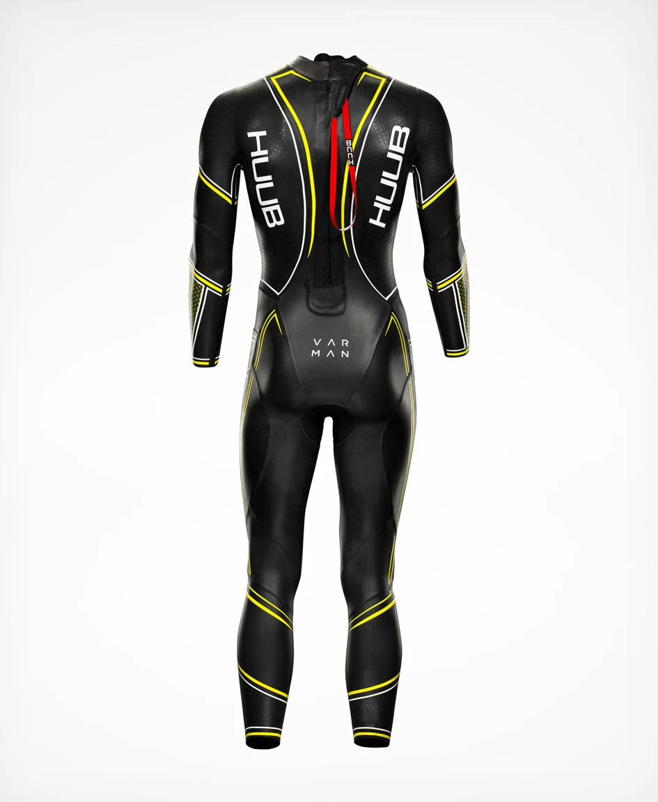 Men's Varman Wetsuit Flou Yellow - Men's 2 Men's Varman Wetsuit Flou Yellow - Men's - Image 2
