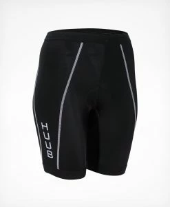 Women's Essential Tri Short - Women's 7 Women's Essential Tri Short - Women's -Triathlon shop Women s ESSENTIAL Tri Short Black Front 45 Right