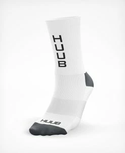 UNISEX HUUB Cycling Sock - White