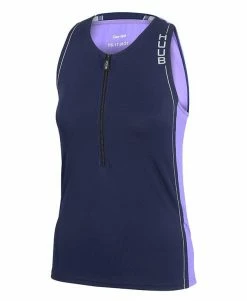 Women's Core Tri Top - Women's Blue/White/Purple