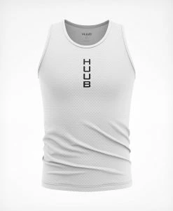 UNISEX Essential Sleeveless Tech Baselayer - White