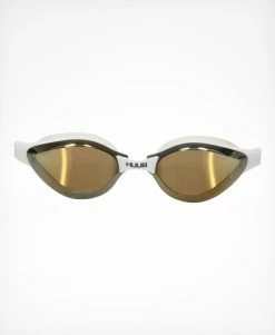 UNISEX Brownlee Acute Swim Goggle - White/Gold